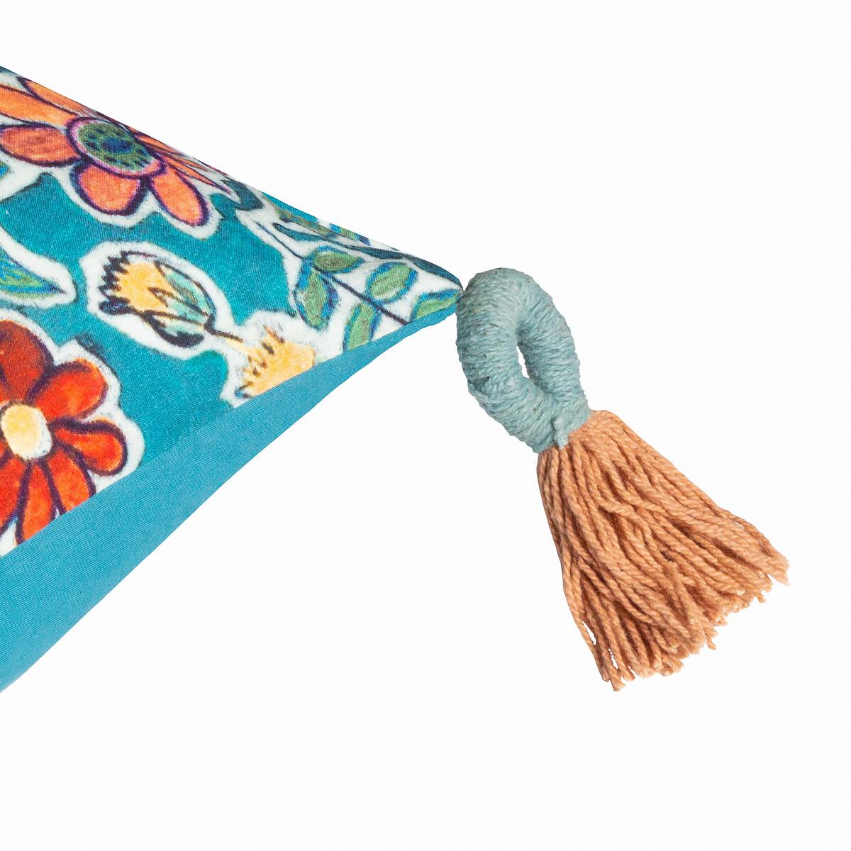 Adeline Floral Tasselled Cushion – image 6