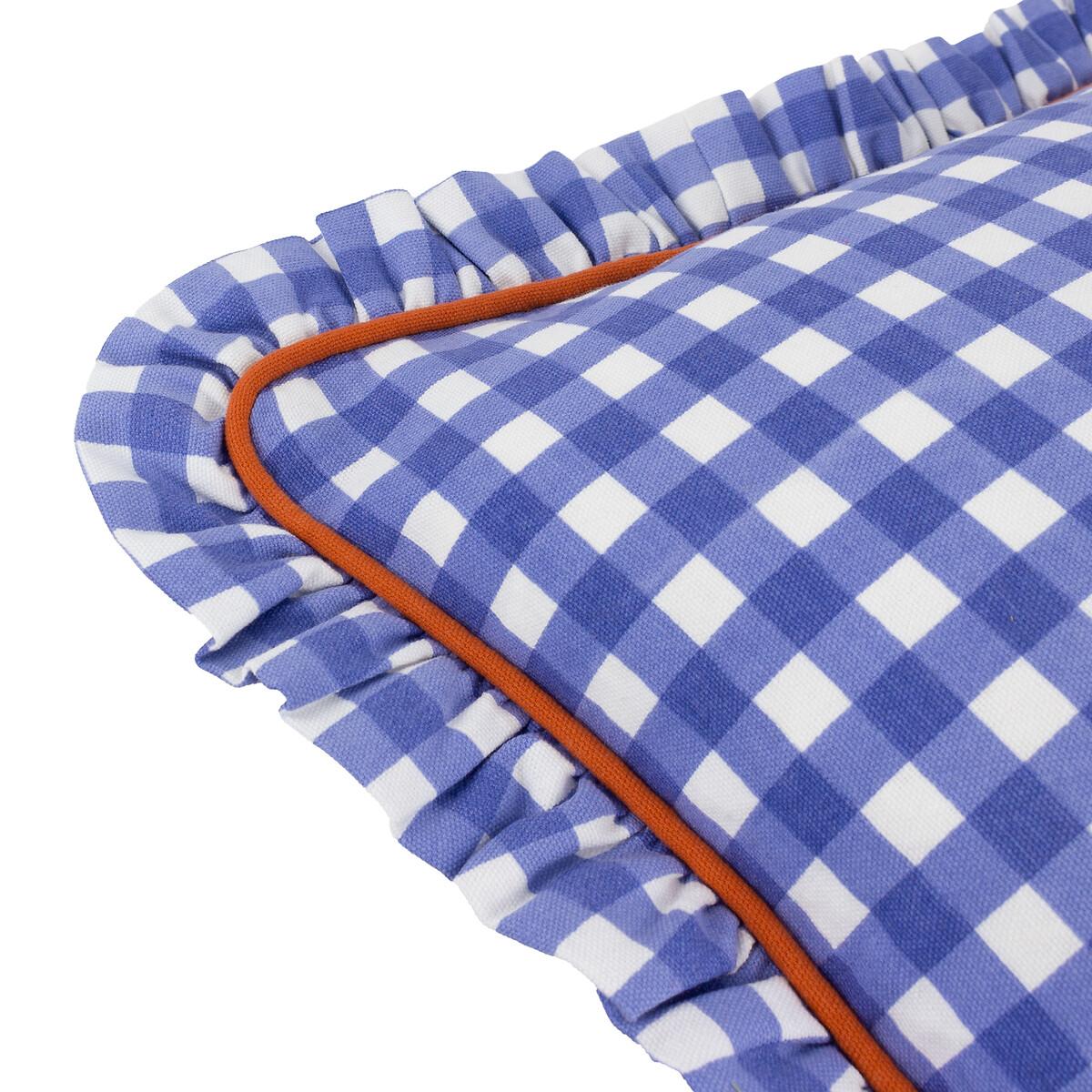 Maude Gingham Cotton Cushion – image 4