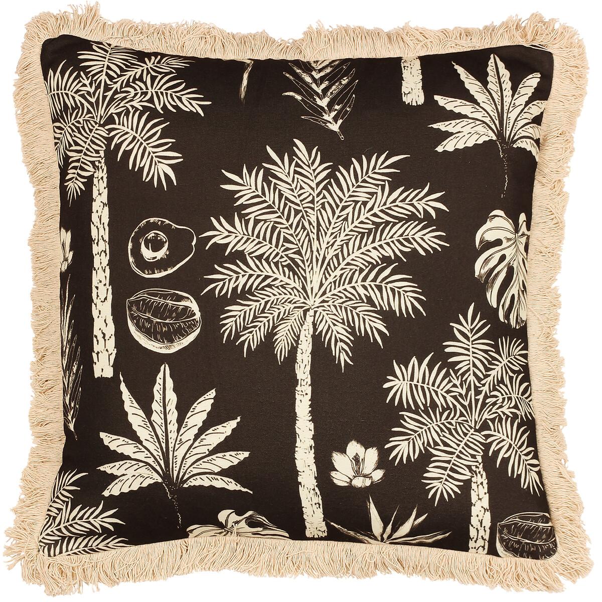 Colonial Palm Fringed Cushion – image 2