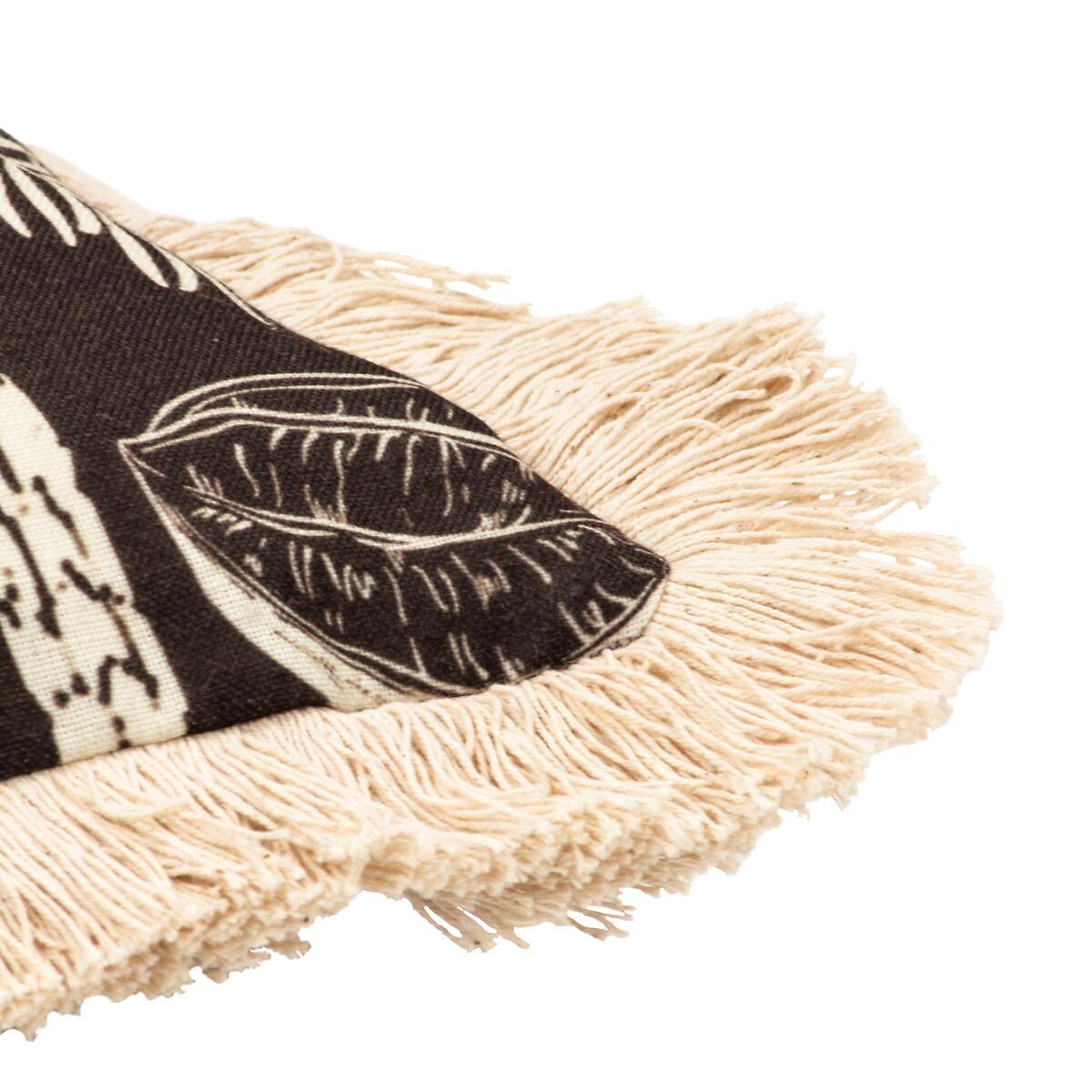 Colonial Palm Fringed Cushion – image 5
