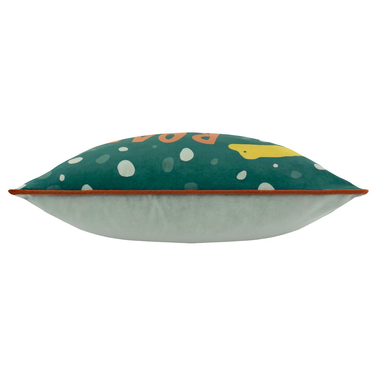Roar Piped Velvet Cushion – image 3