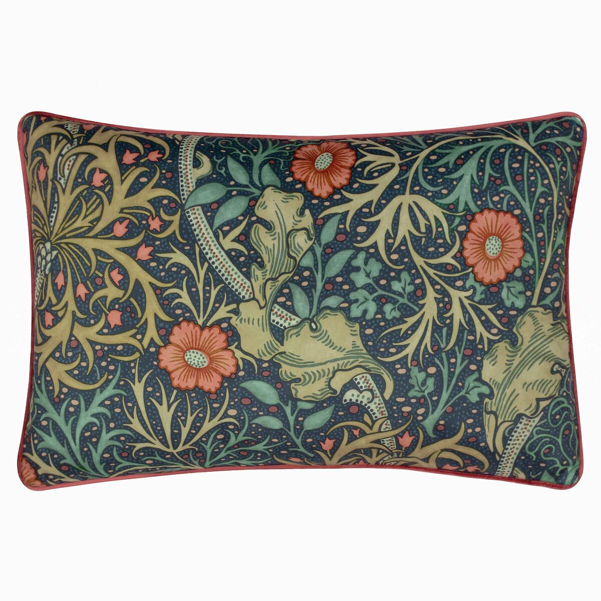 Seaweed Printed Velvet Cushion – image 2