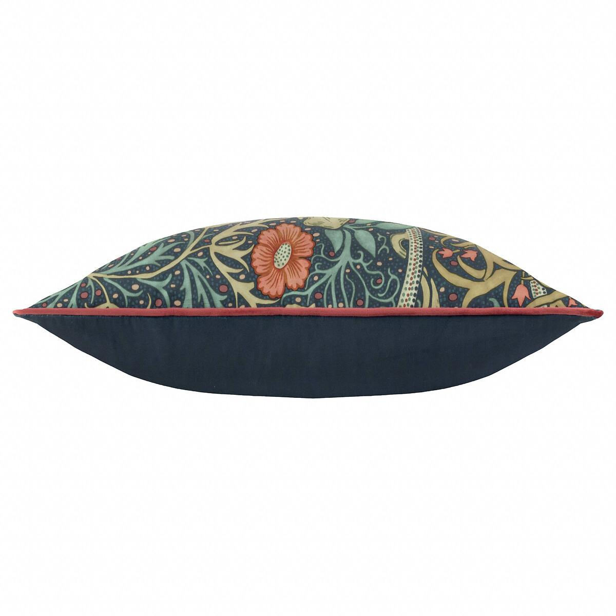 Seaweed Printed Velvet Cushion – image 4