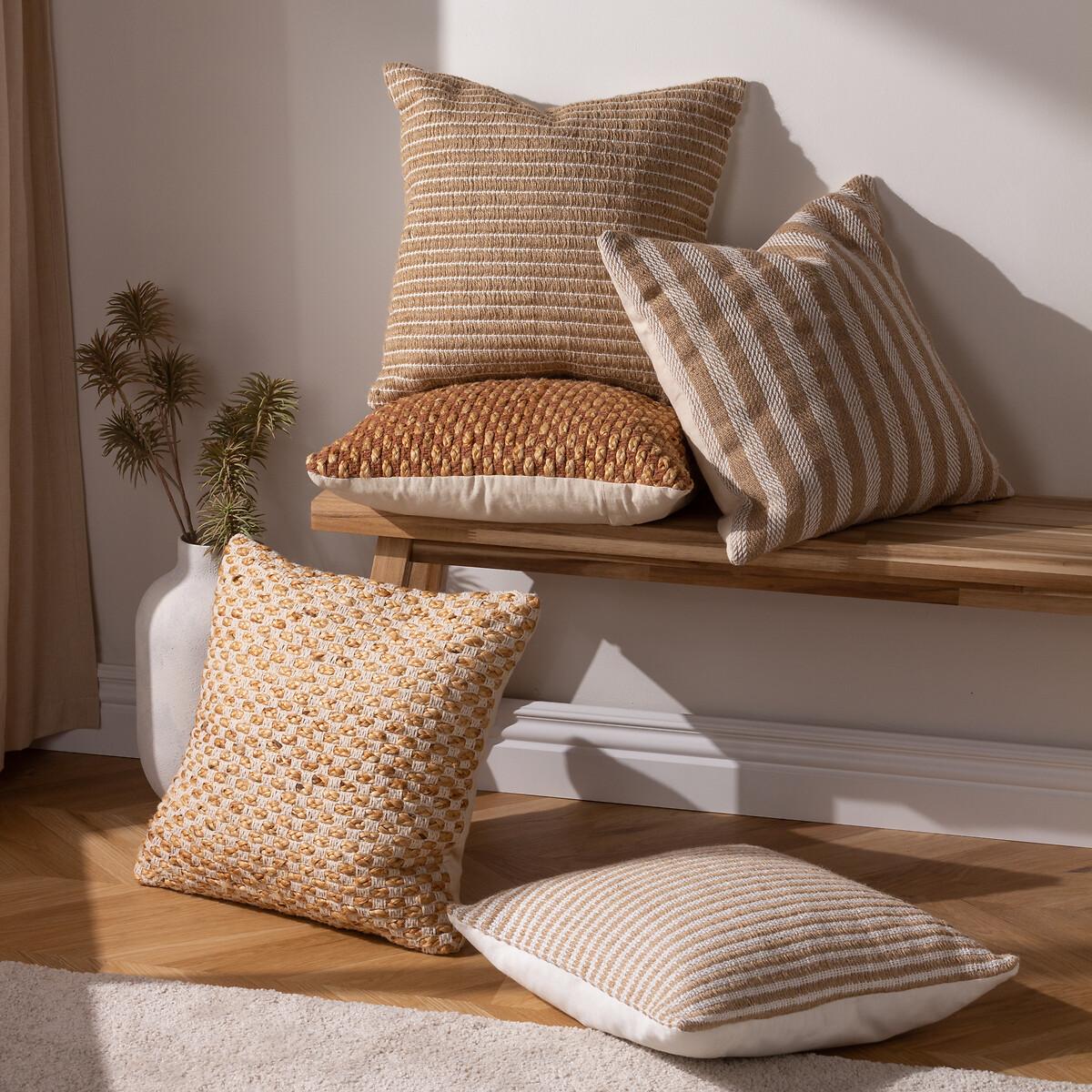 Strata Stripe Woven Cushion – image 2