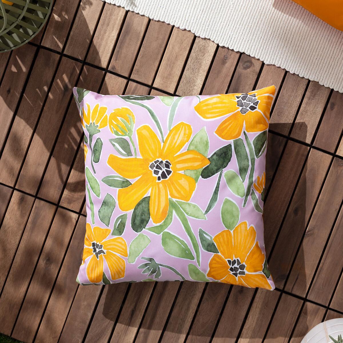 Flowers Outdoor Filled Cushion – image 1