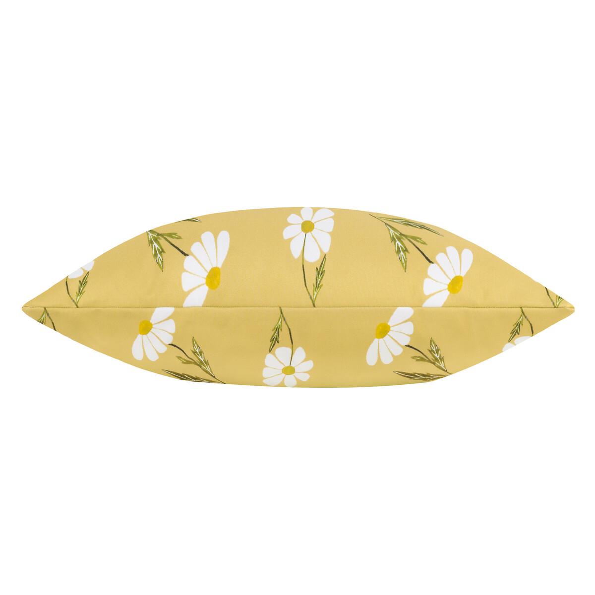Daisies Floral Reversible Large Outdoor Filled Cushion – image 2