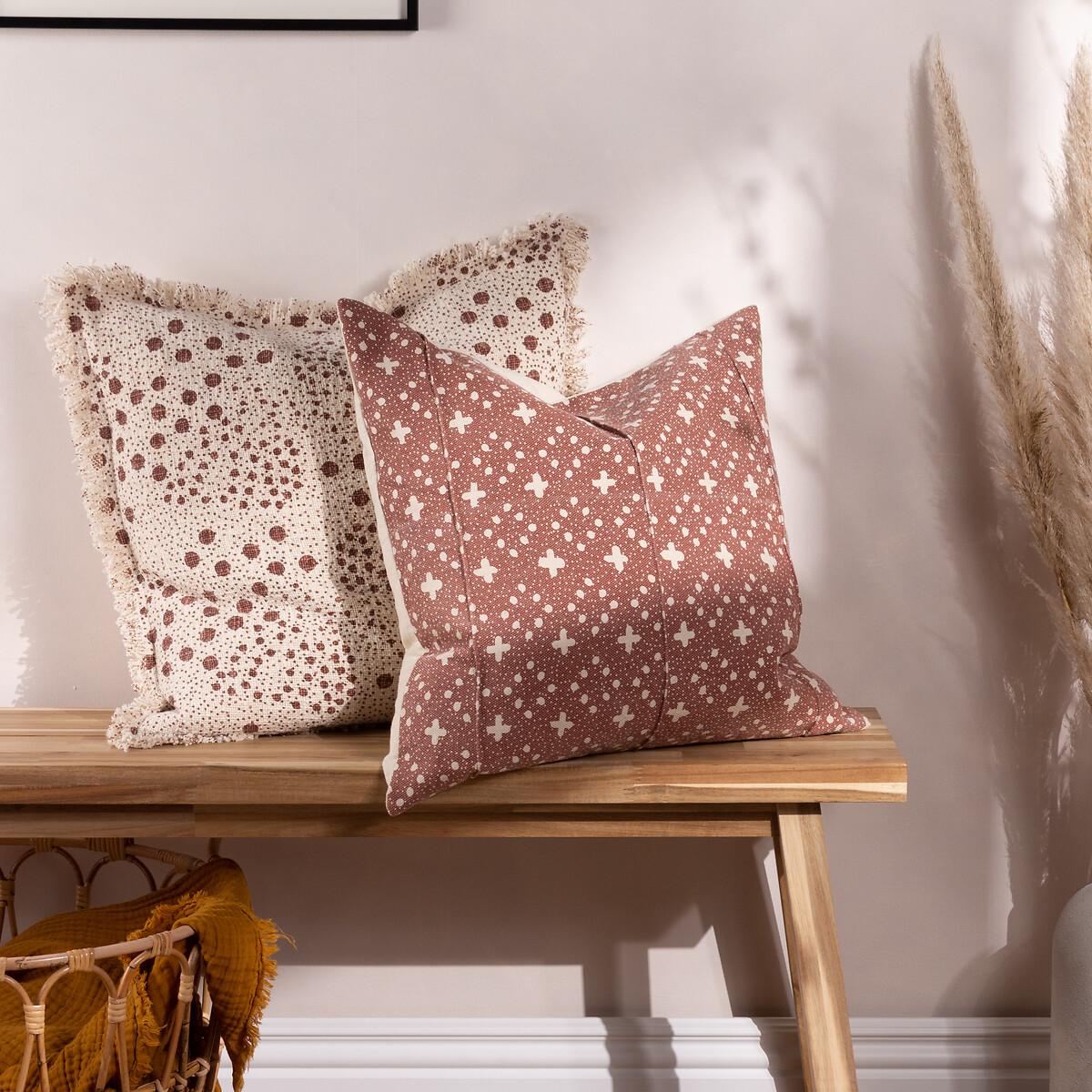 Hara Woven Fringed Cushion – image 2