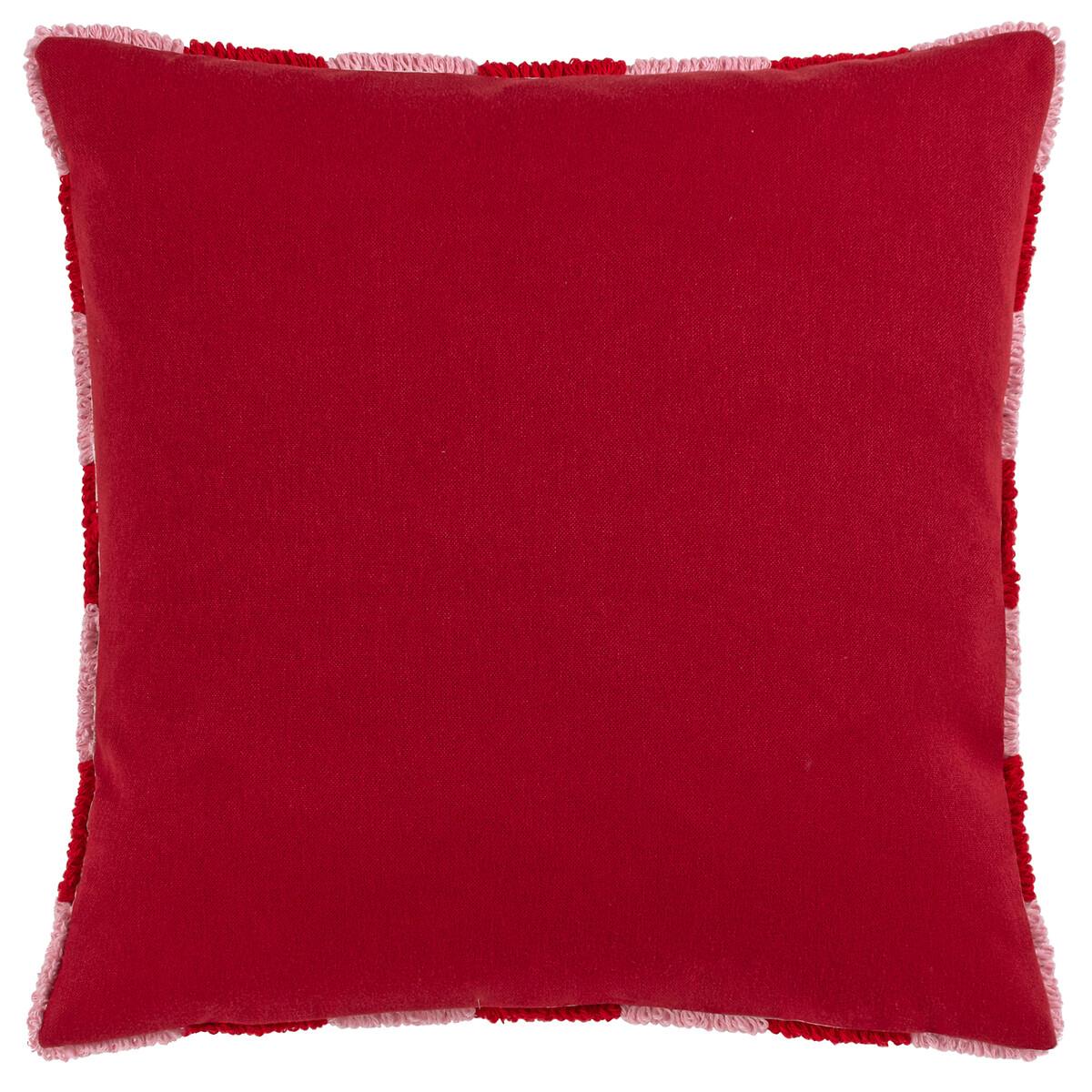 Check Knitted Cushion Filled Cushion 45x45cm – image 2