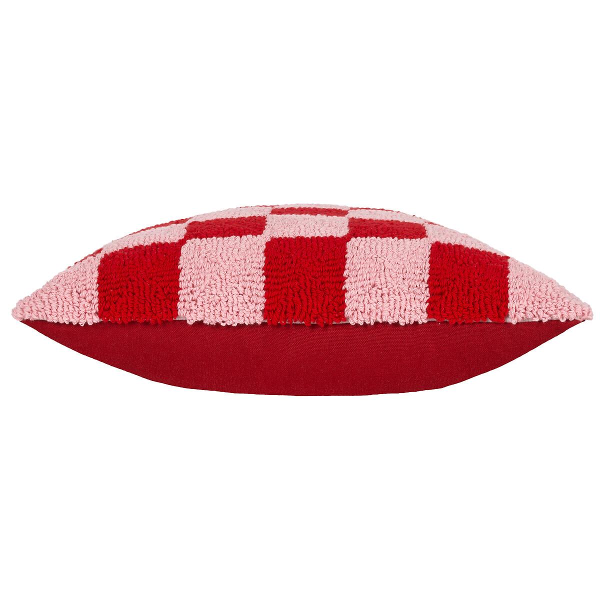 Check Knitted Cushion Filled Cushion 45x45cm – image 3