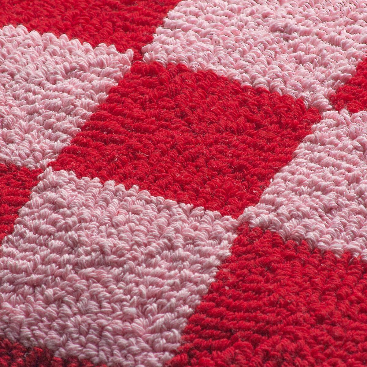 Check Knitted Cushion Filled Cushion 45x45cm – image 4