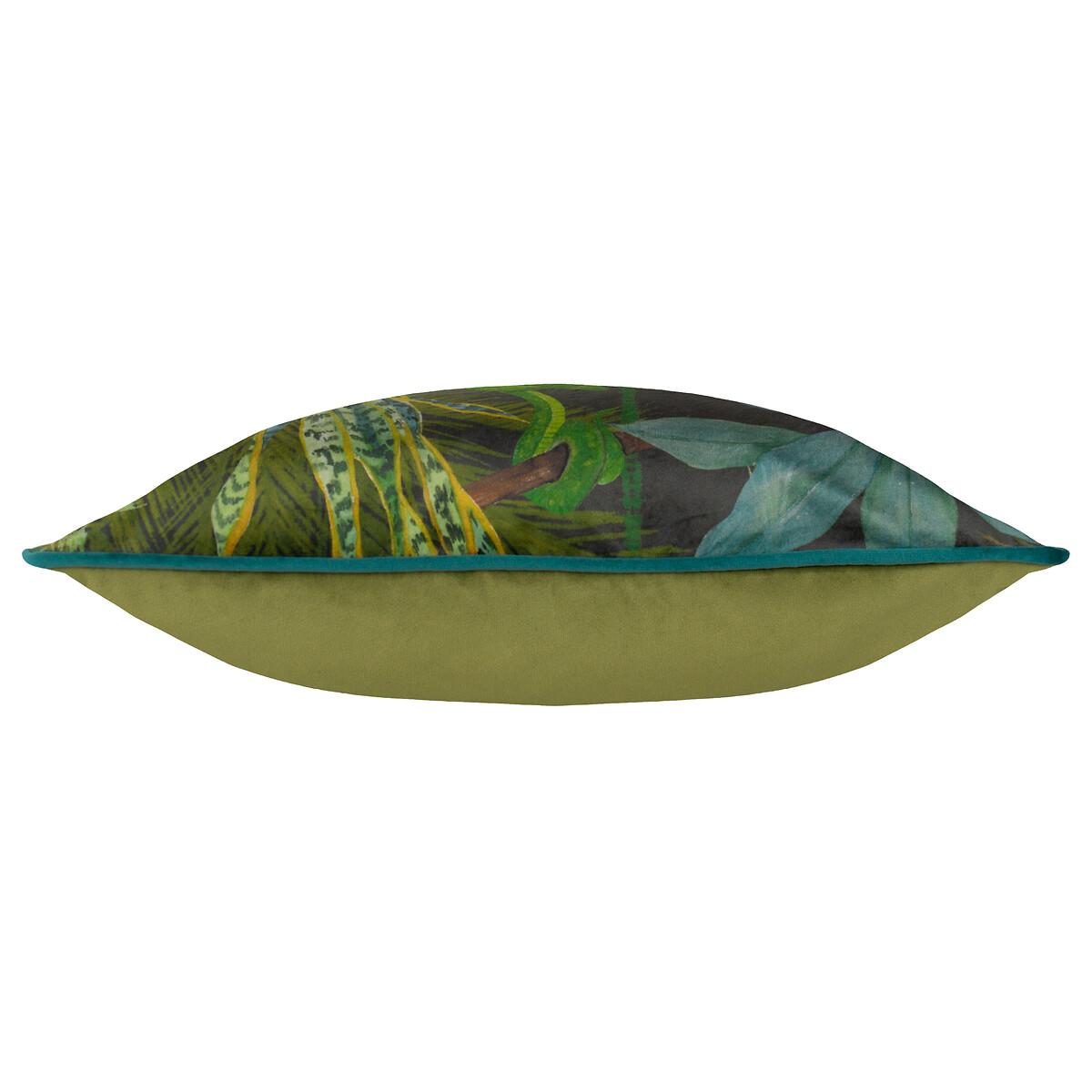 Aranya Zebra Piped Velvet Cushion – image 3