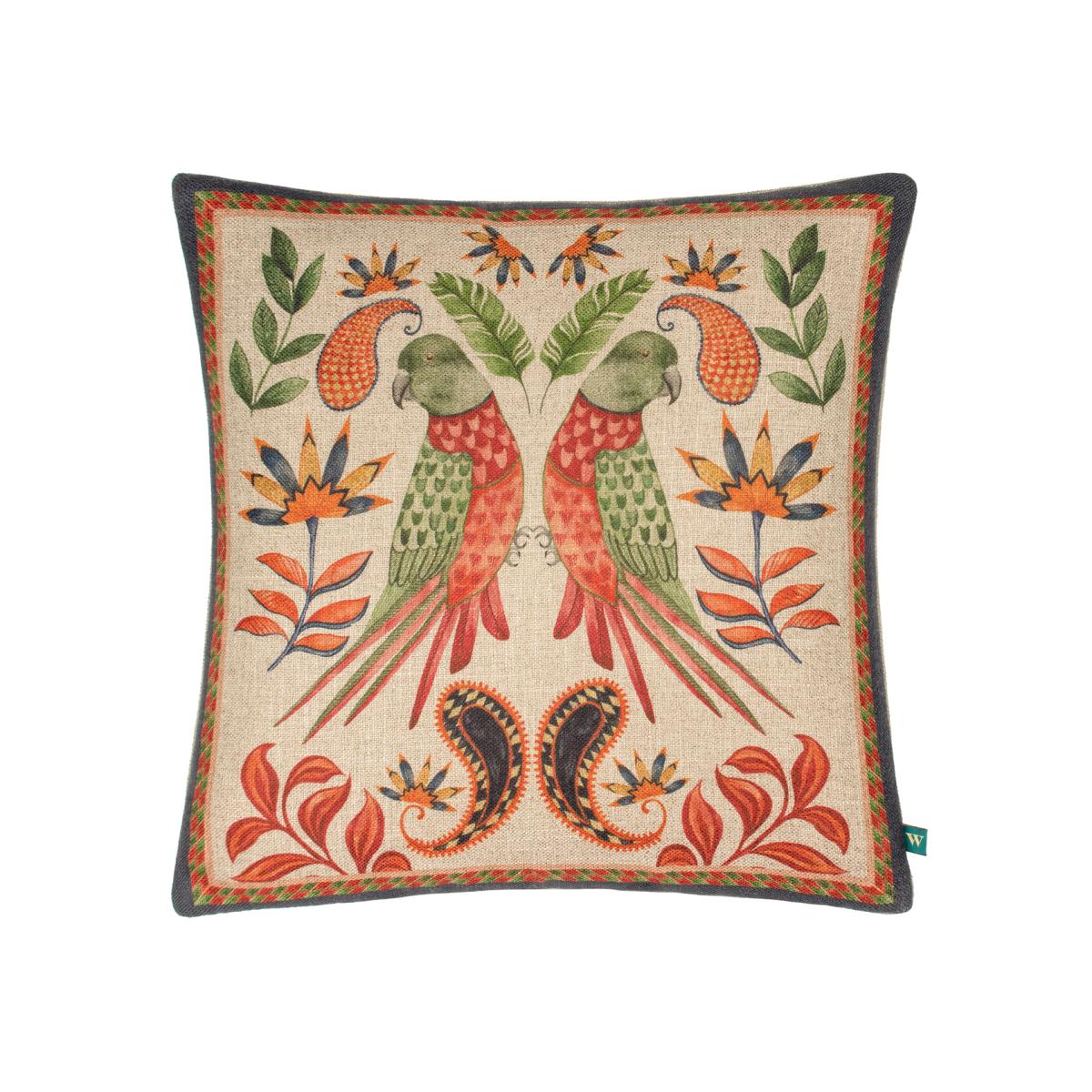 Akamba Parrot Duo Tropical Cushion – image 1
