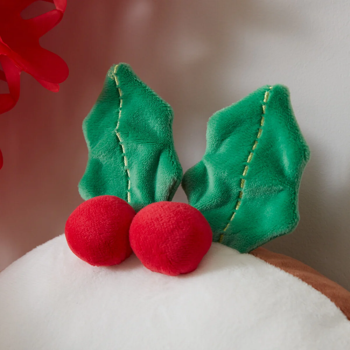 Christmas Pudding 3D Cushion – image 2