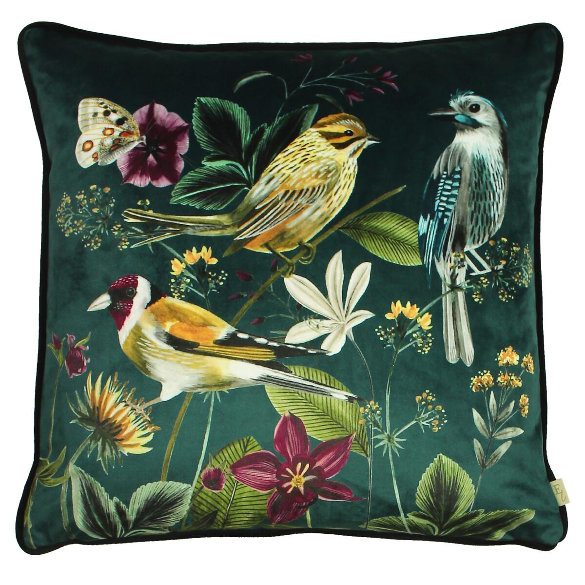 Midnight Garden Floral Rectangular Cushion – image 2
