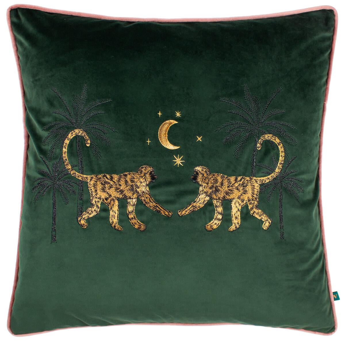 Dusk Leopard Embroidered Cushion – image 2