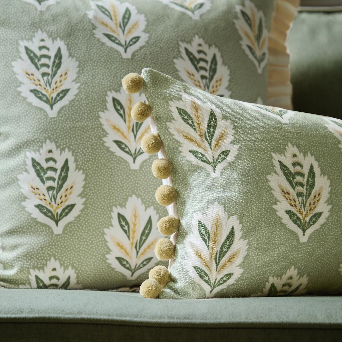 Sessile Leaf Ruffled Feather Filled Cushion – image 3