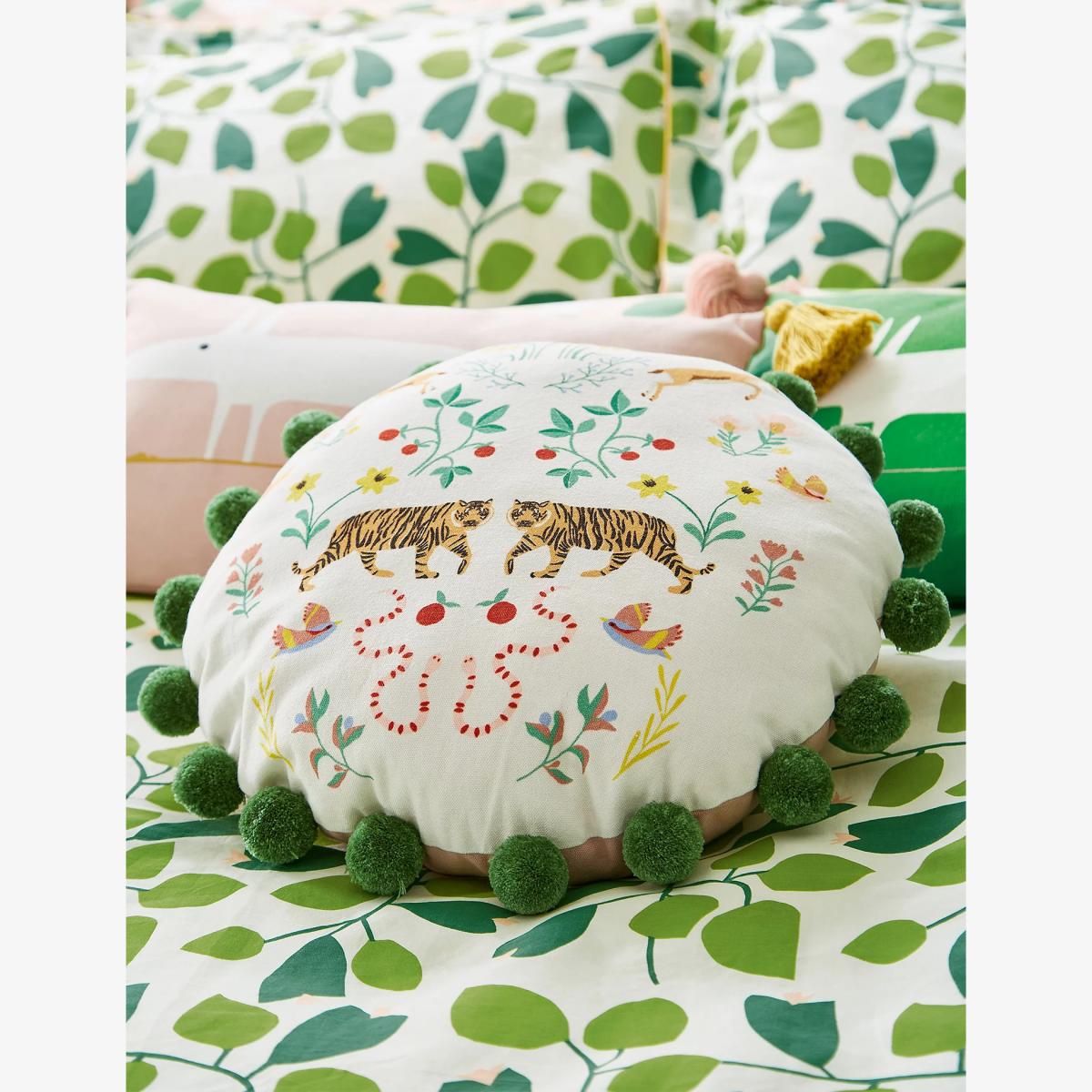 Scion Pure Cotton Rosehip Cushion - Leaf, Leaf – image 1