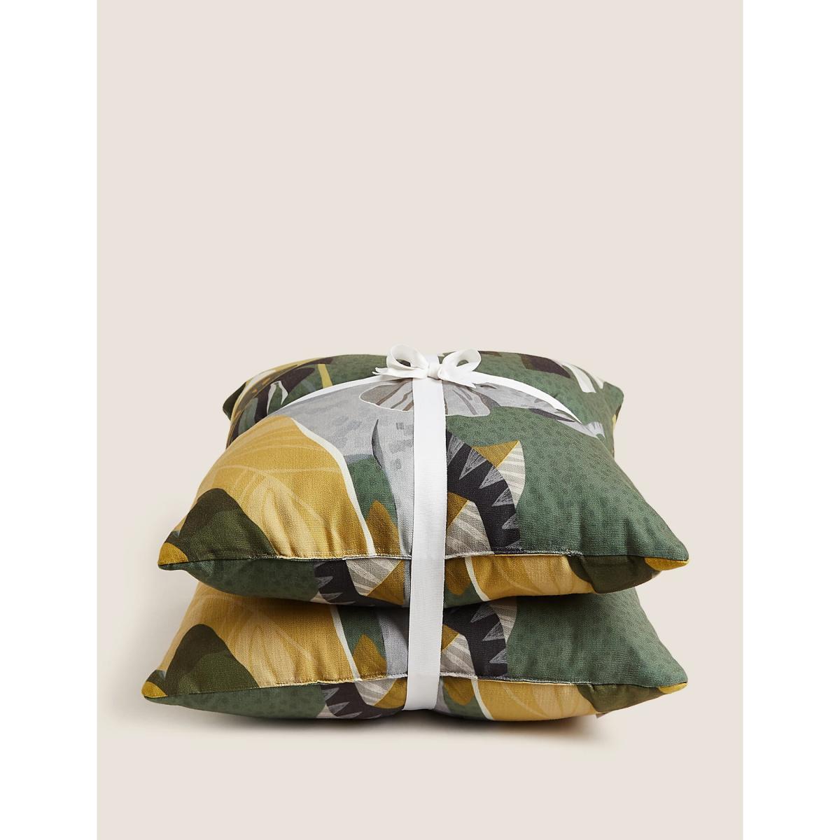 M&S Set of 2 Elephant Print Outdoor Cushions - Multi, Multi – image 5