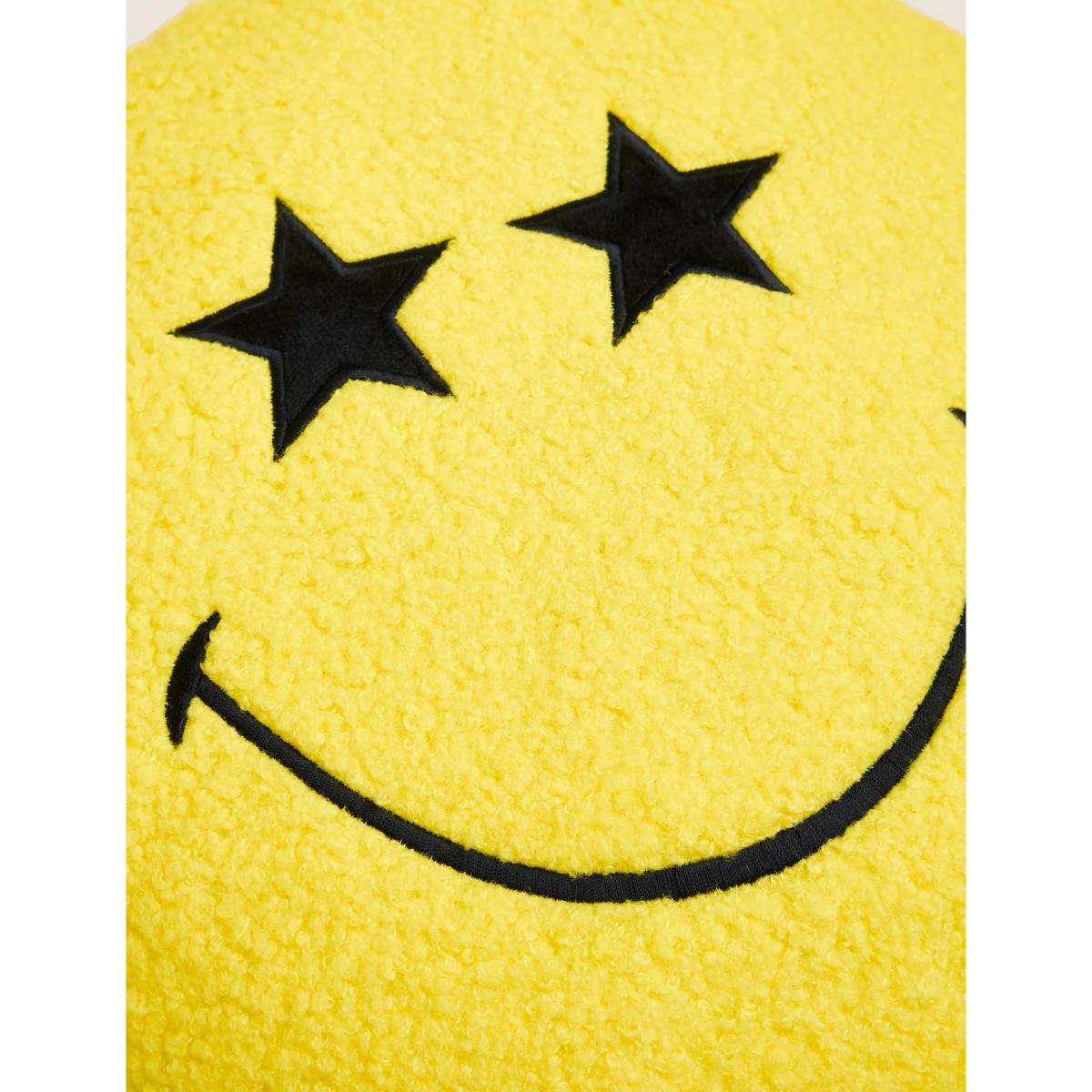 M&S SmileyWorld&reg; Embroidered Cushion - Yellow, Yellow – image 5