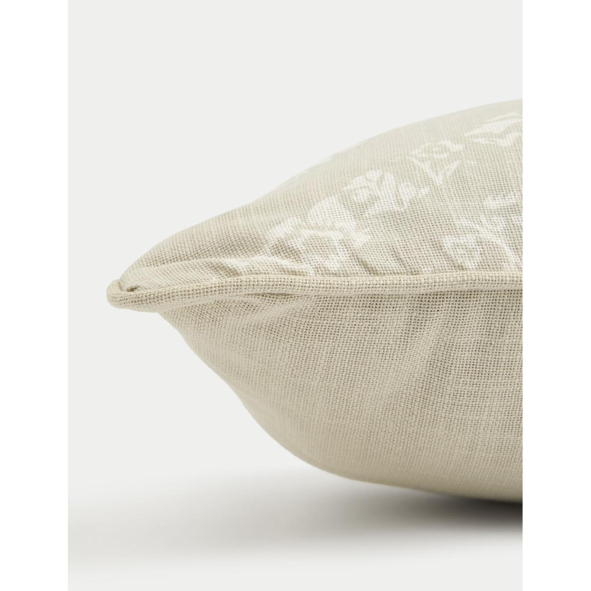 M&S Pure Cotton Union Jack Bolster Cushion - Navy Mix, Navy Mix,Natural Mix – image 2