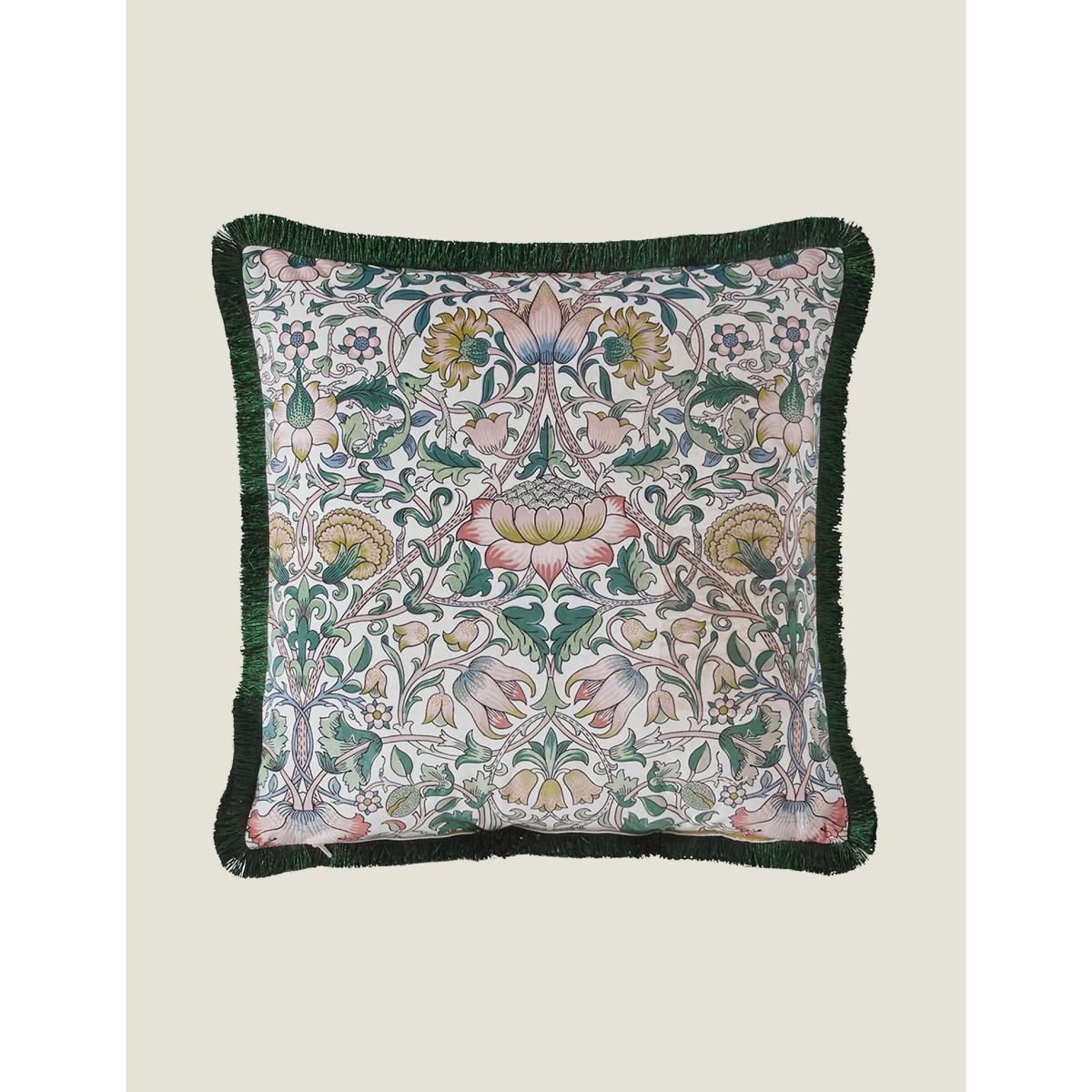William Morris At Home Lodden Cushion - Olive, Olive – image 5