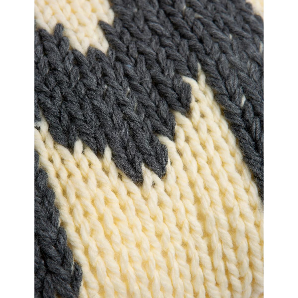 Wool Couture Monogram Cushion Knitting Kit - Multi, Multi,Grey Mix – image 3