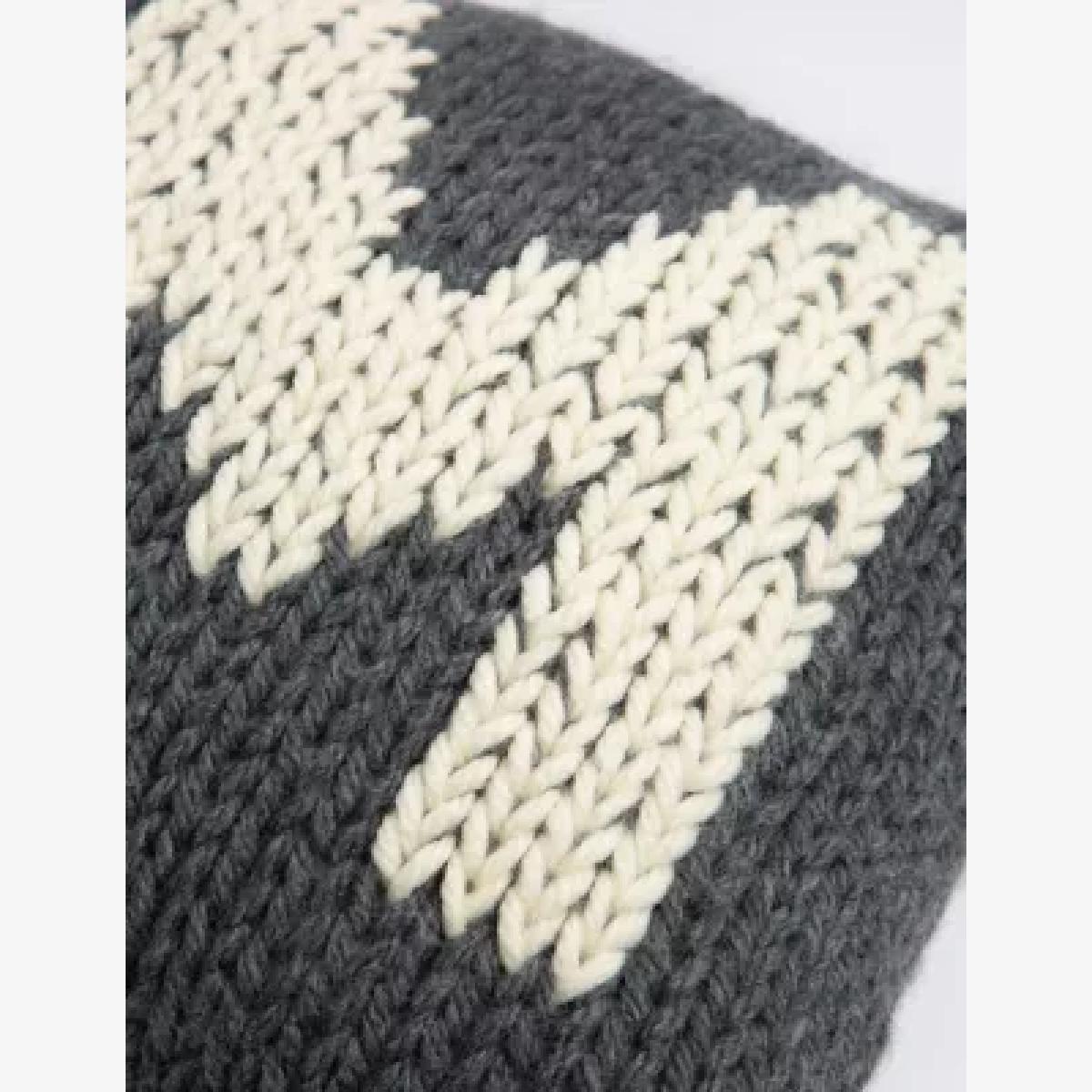 Wool Couture Monogram Cushion Knitting Kit - Multi, Multi,Grey Mix – image 1