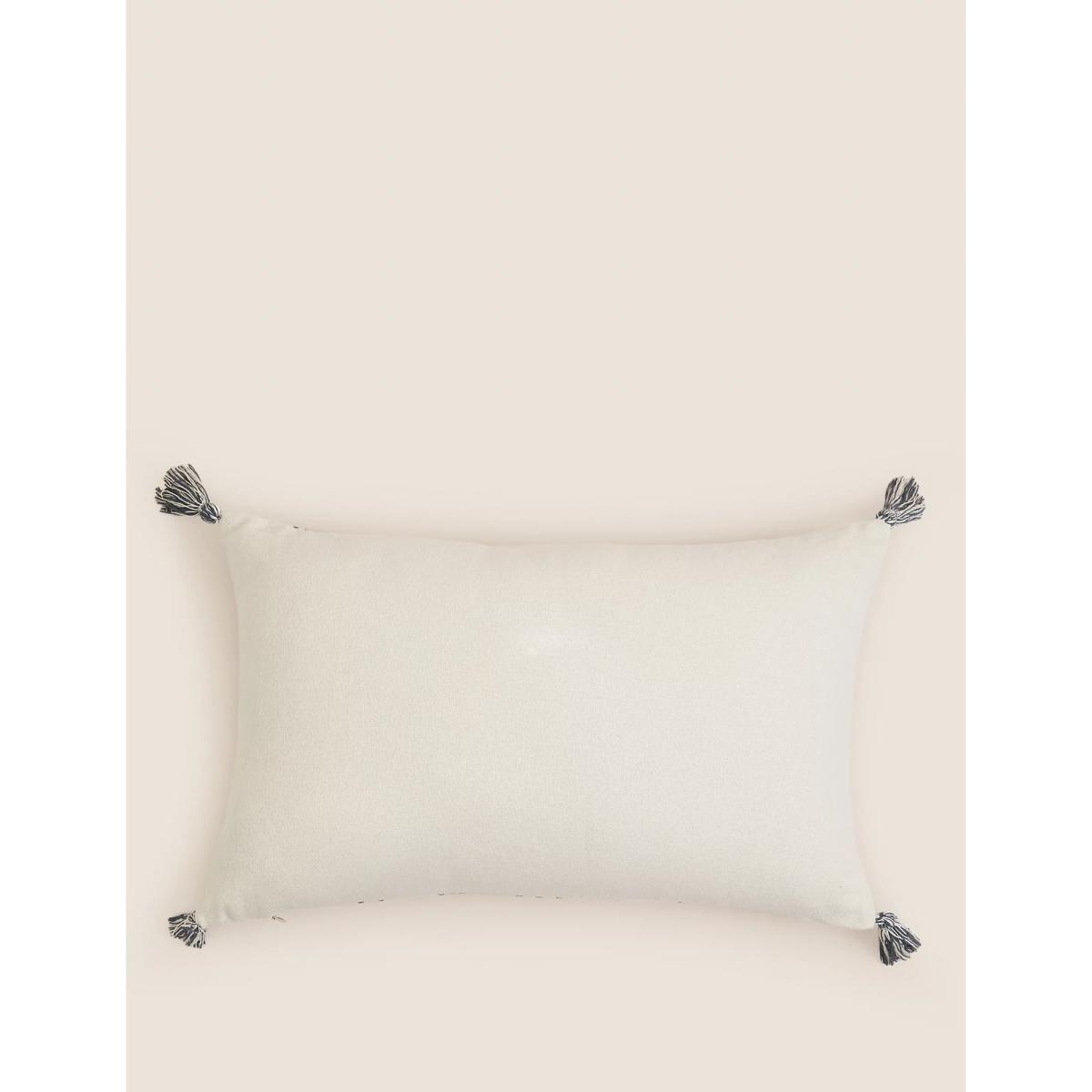 M&S Pure Cotton Snuggle Season Bolster Cushion - Natural Mix, Natural Mix – image 2