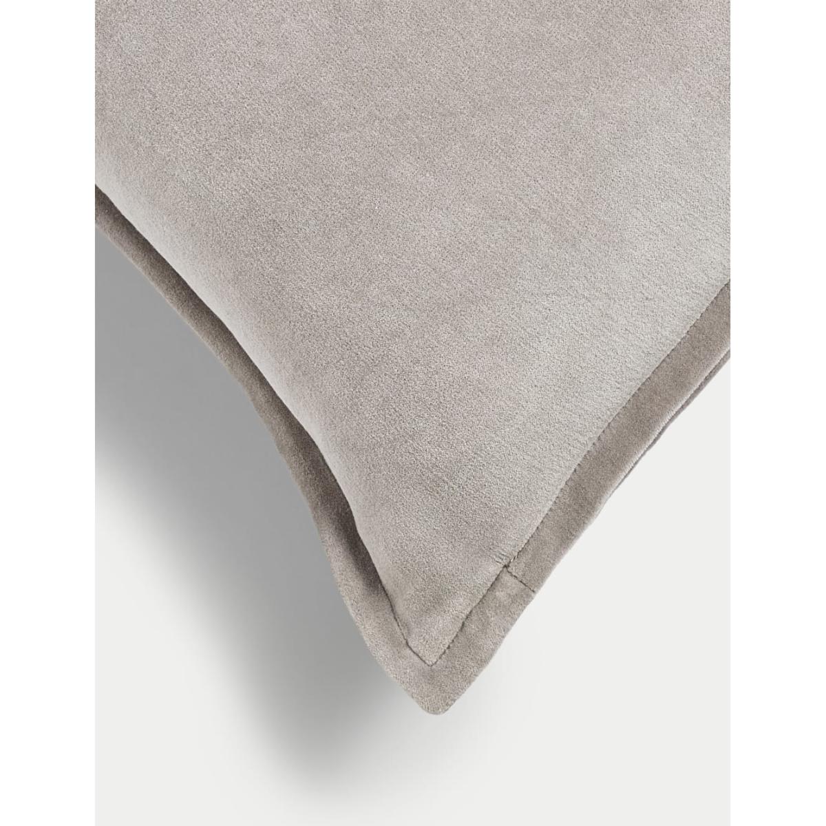M&S Collection Velvet Bolster Cushion - Grey, Grey – image 3