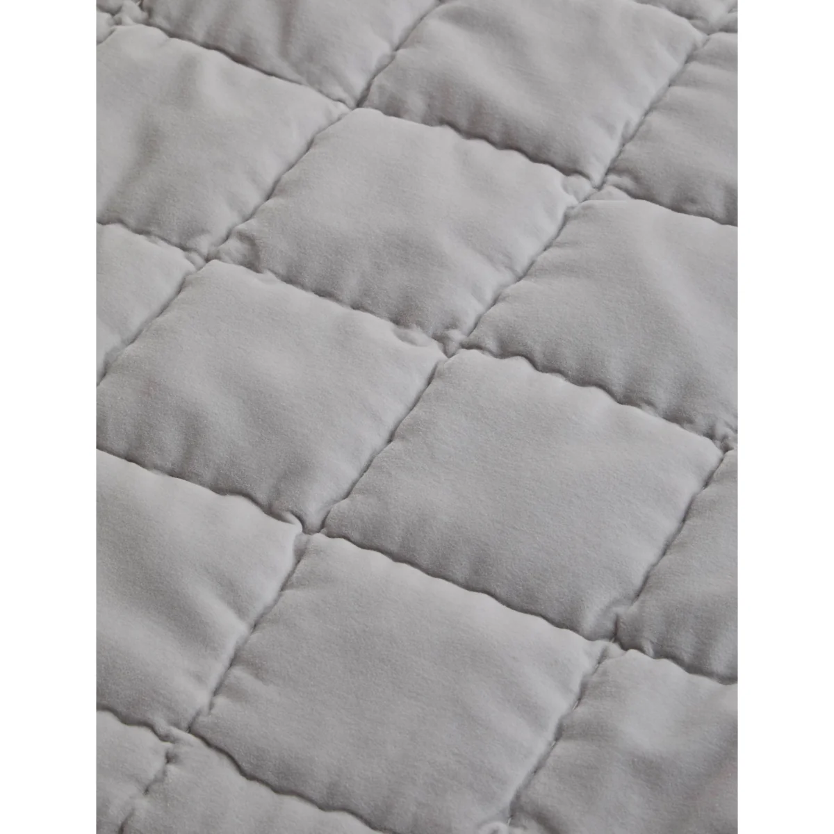 M&S Pure Cotton Velvet Quilted Cushion Khaki – image 4
