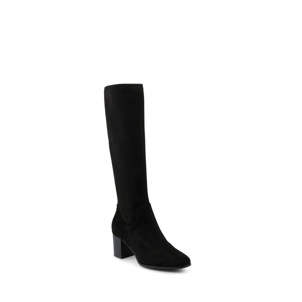 Jones Bootmaker Cushioned Zip Up Block Heel Knee High Boots Black – image 3