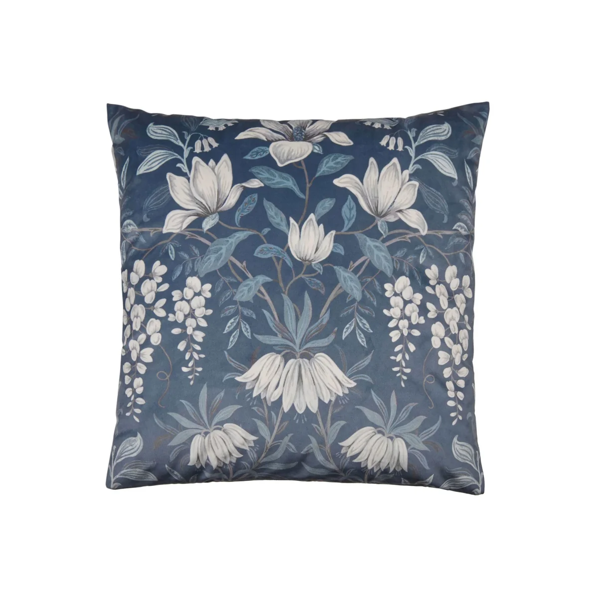 Laura Ashley Velvet Parterre Cushion Green Mix – image 3