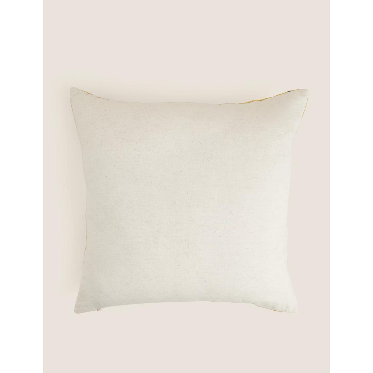 M&S  Velvet Deer Embroidered Cushion - Ochre, Ochre – image 3
