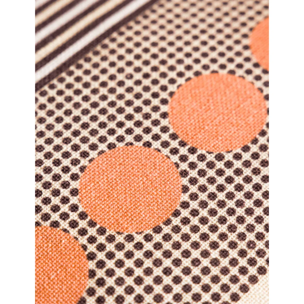 Rockett St George Pure Cotton Yes Sir Piped Cushion Orange Mix – image 6