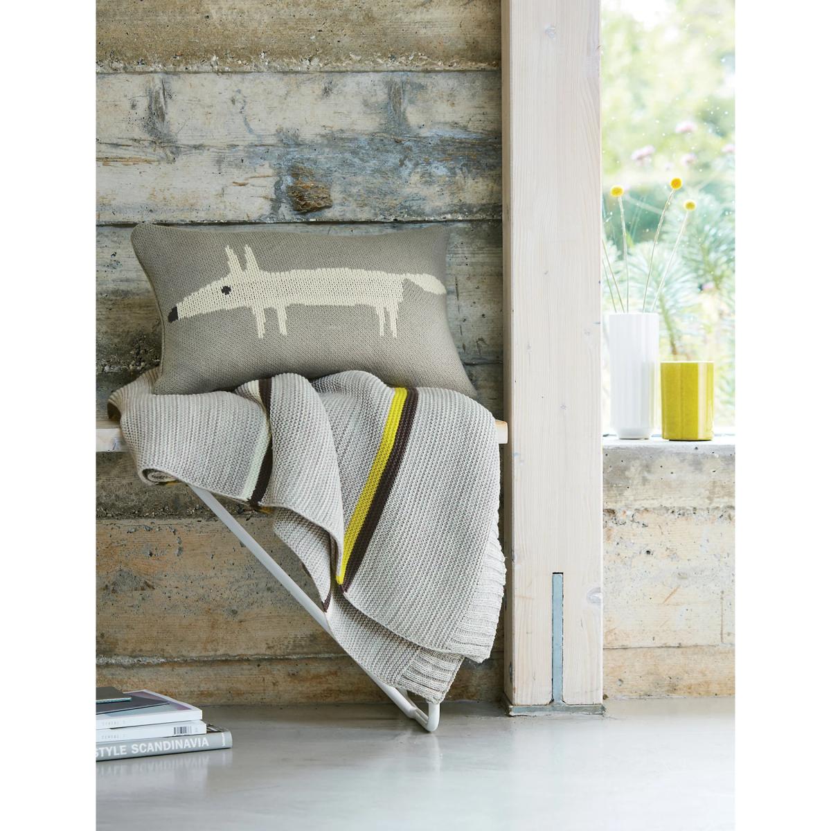 M&S Scion Fox Cushion - Grey Mix, Grey Mix – image 3