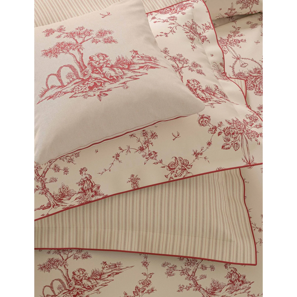 V&A Pure Cotton Velvet Chikan Cushion Cream Mix – image 4