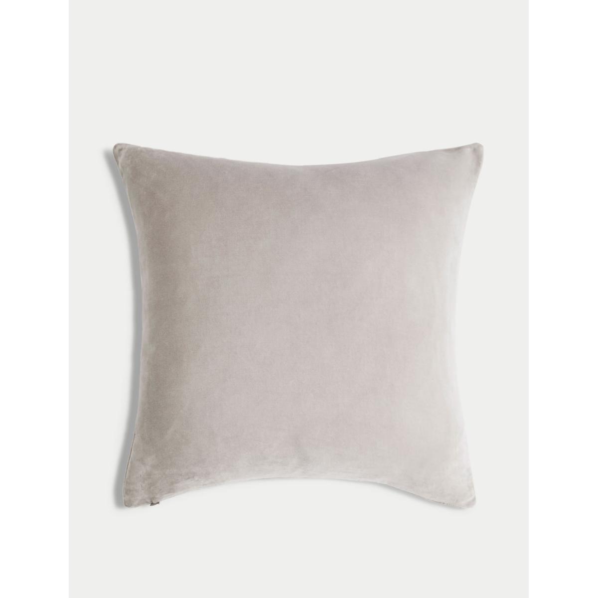 M&S X Kelly Hoppen Contrast Edge Cushion - Taupe, Taupe – image 3