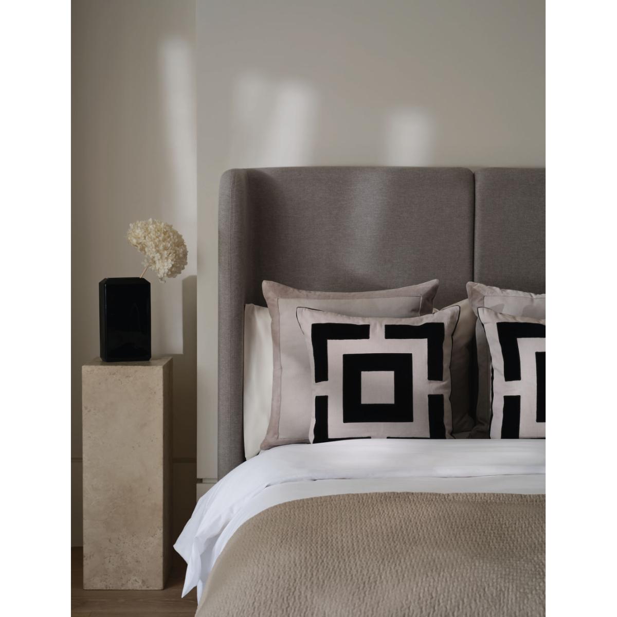 M&S X Kelly Hoppen Contrast Edge Cushion - Taupe, Taupe – image 6