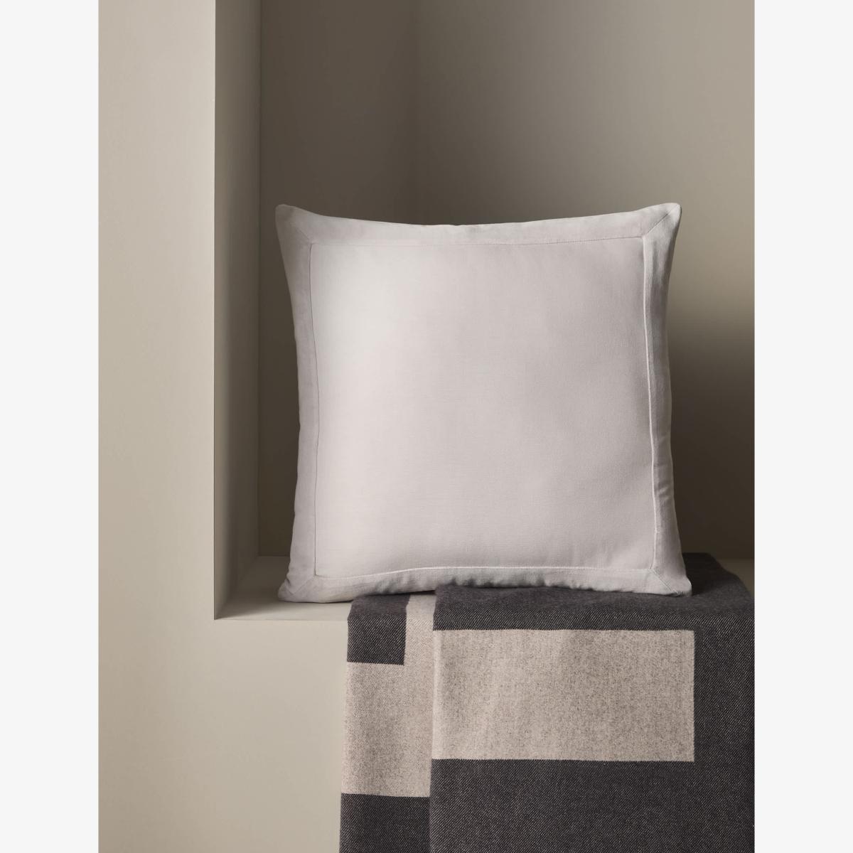 M&S X Kelly Hoppen Contrast Edge Cushion - Taupe, Taupe – image 1
