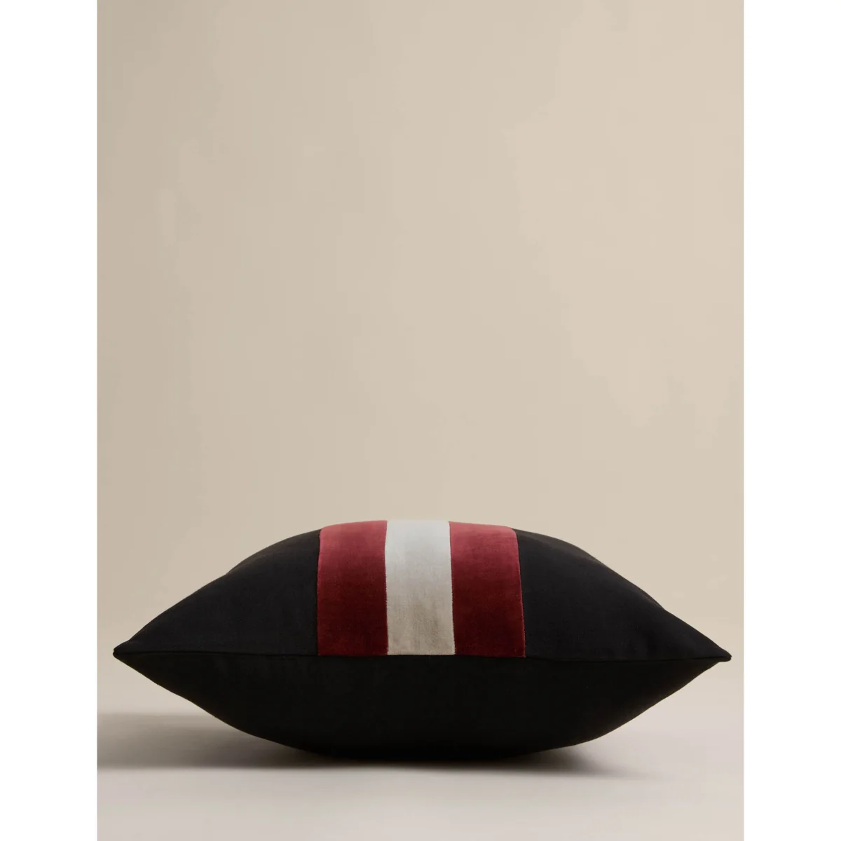 M&S X Kelly Hoppen Central Stripe Cushion Black Mix – image 2