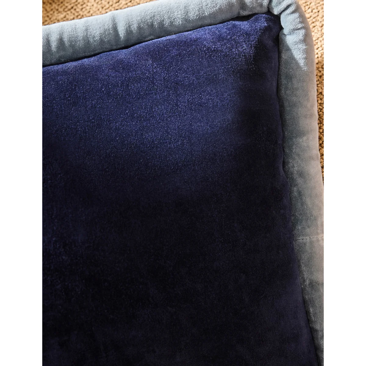 MADE Velvet Huxley Cushion Grey Mix – image 5