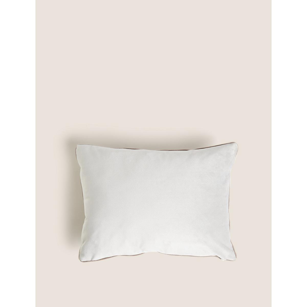 M&S Crane Embroidered Bolster Cushion - Navy, Navy,Blush,Light Grey – image 3
