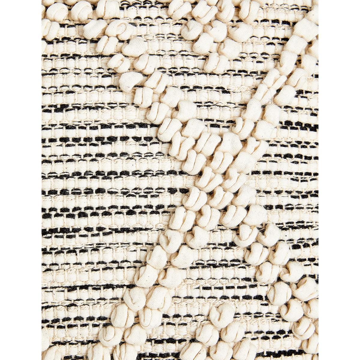 M&S Tufted Diamond Cushion - Natural Mix, Natural Mix – image 4