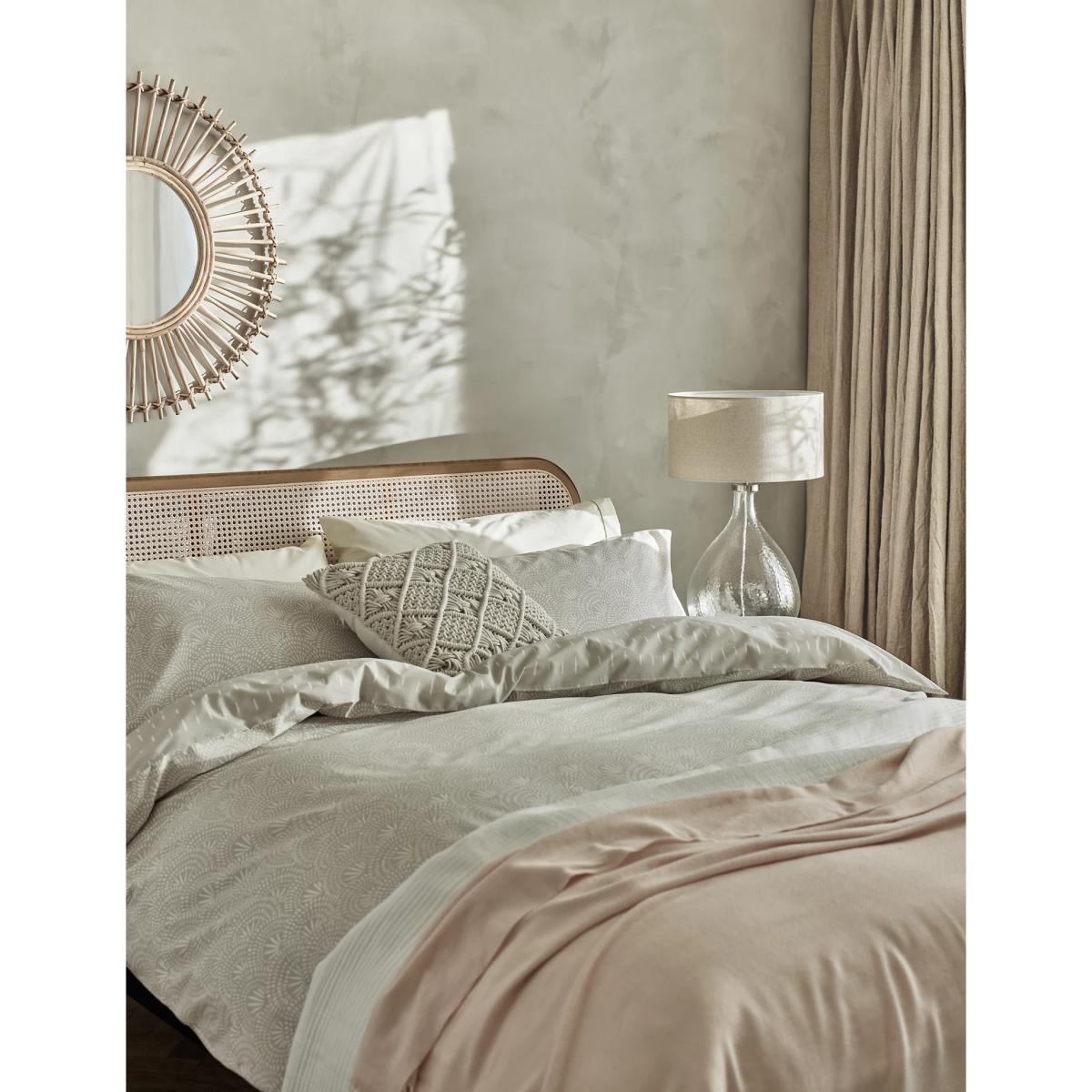 M&S Tufted Diamond Cushion - Natural Mix, Natural Mix – image 6