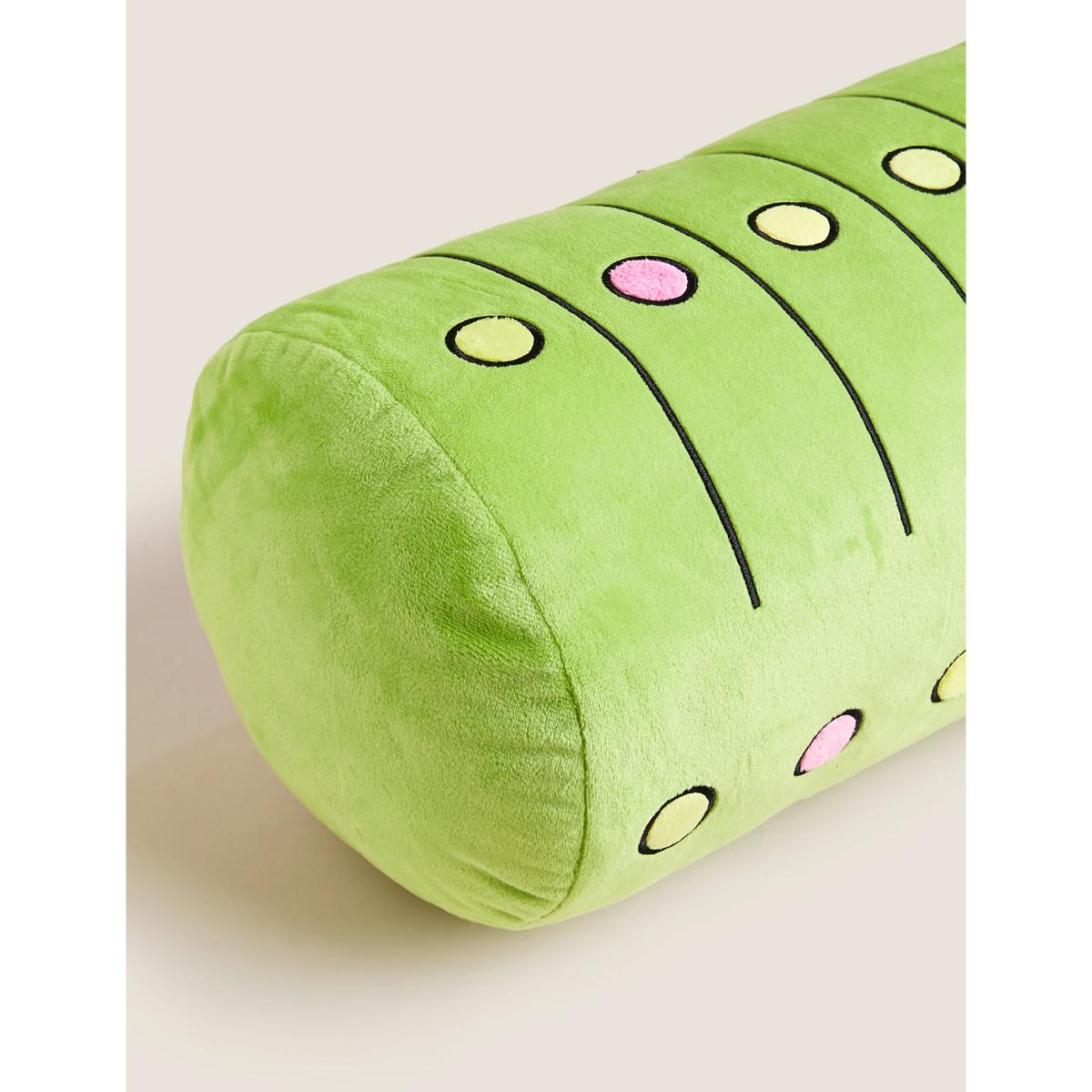Colin the Caterpillar™ Bolster Cushion - Green Mix, Green Mix – image 5