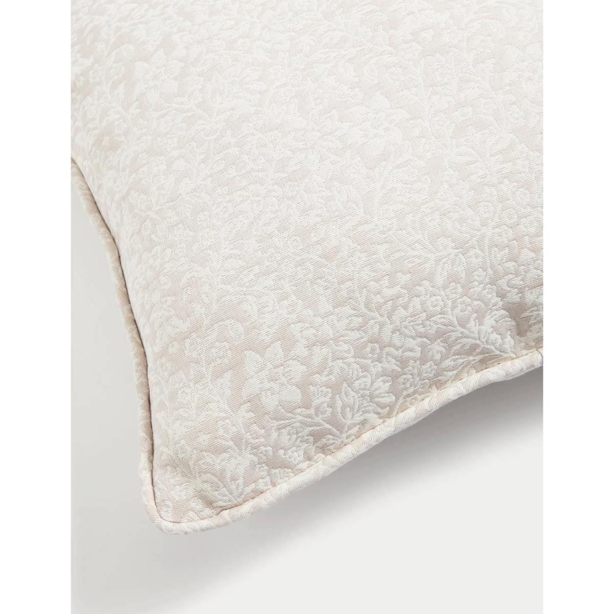 M&S Leaf Jacquard Cushion - Duck Egg, Duck Egg,Neutral – image 3
