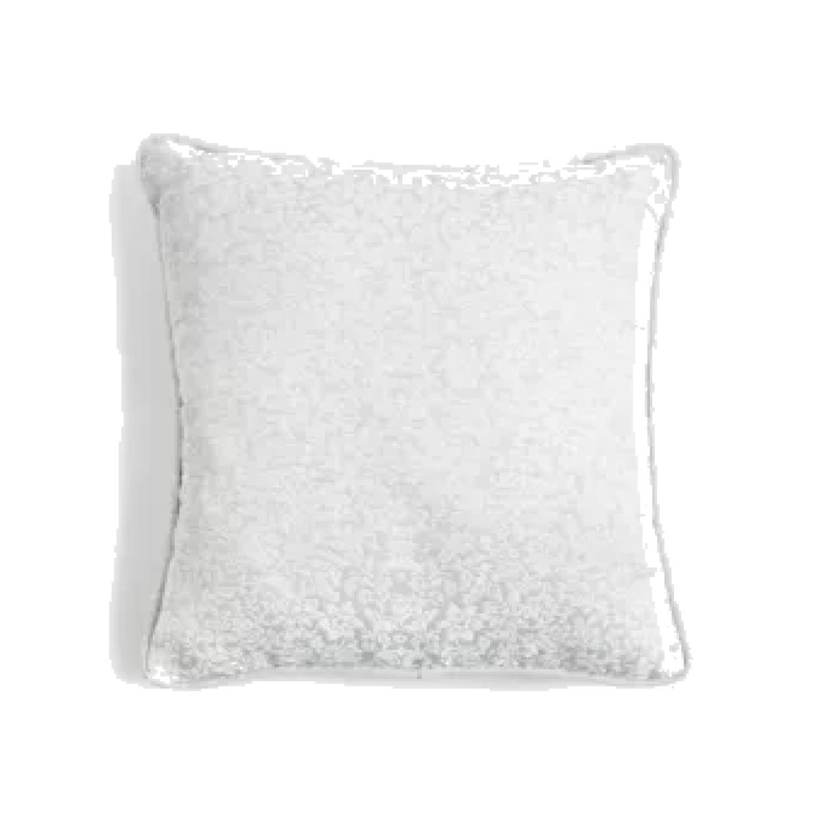 M&S Leaf Jacquard Cushion - Duck Egg, Duck Egg,Neutral – image 1