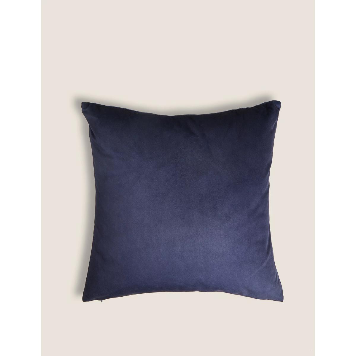 M&S Santa Paws Small Velvet Cushion - Grey Mix, Grey Mix – image 3