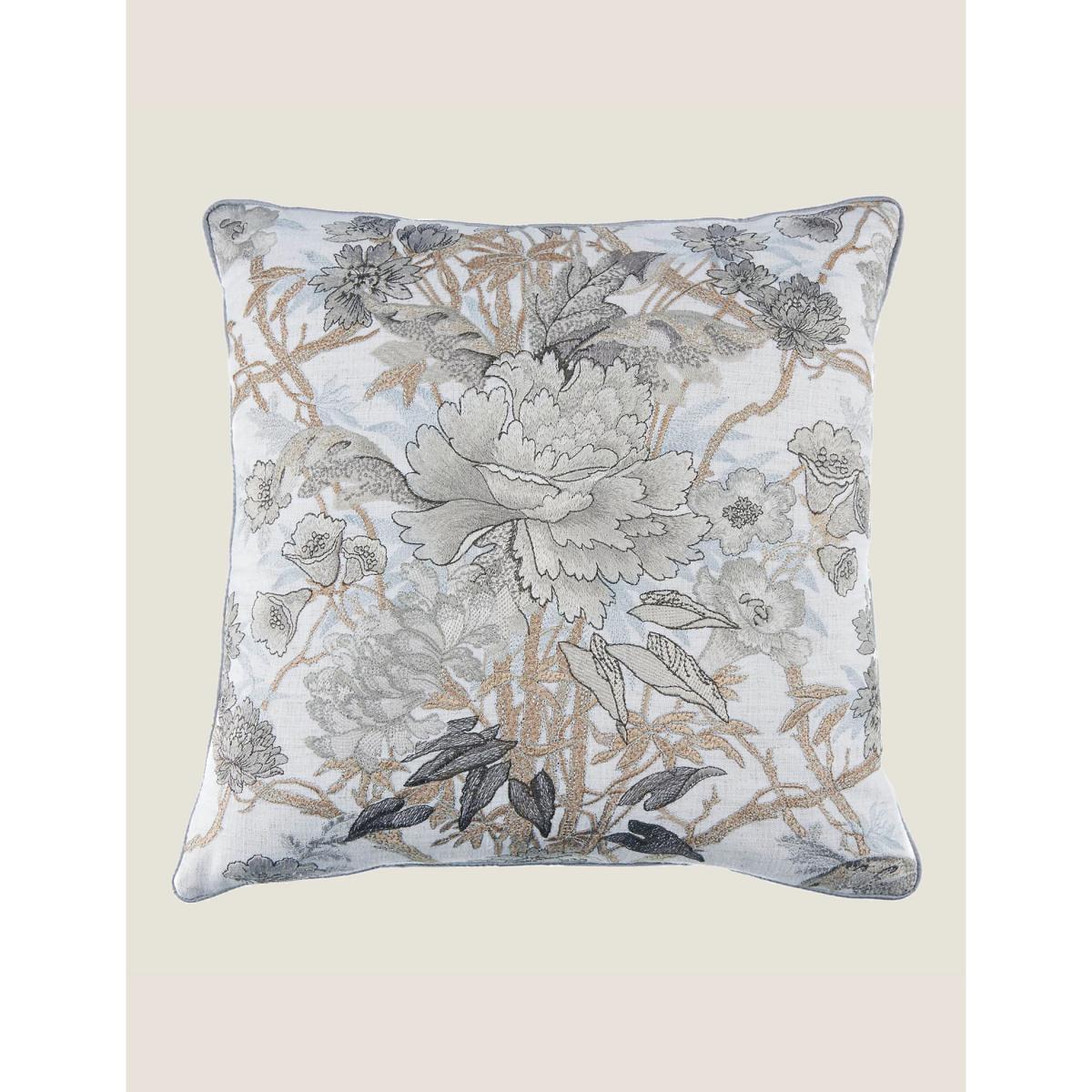 M&S Laura Ashley Overton Floral Cushion - Steel, Steel – image 2