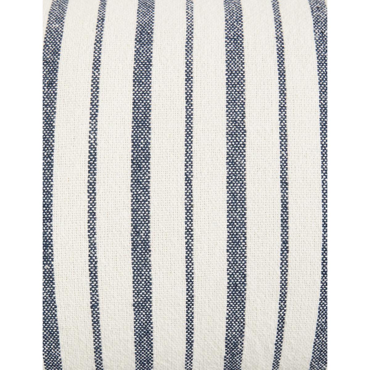 M&S Pure Cotton Striped Bolster Cushion - Blue Mix, Blue Mix – image 4